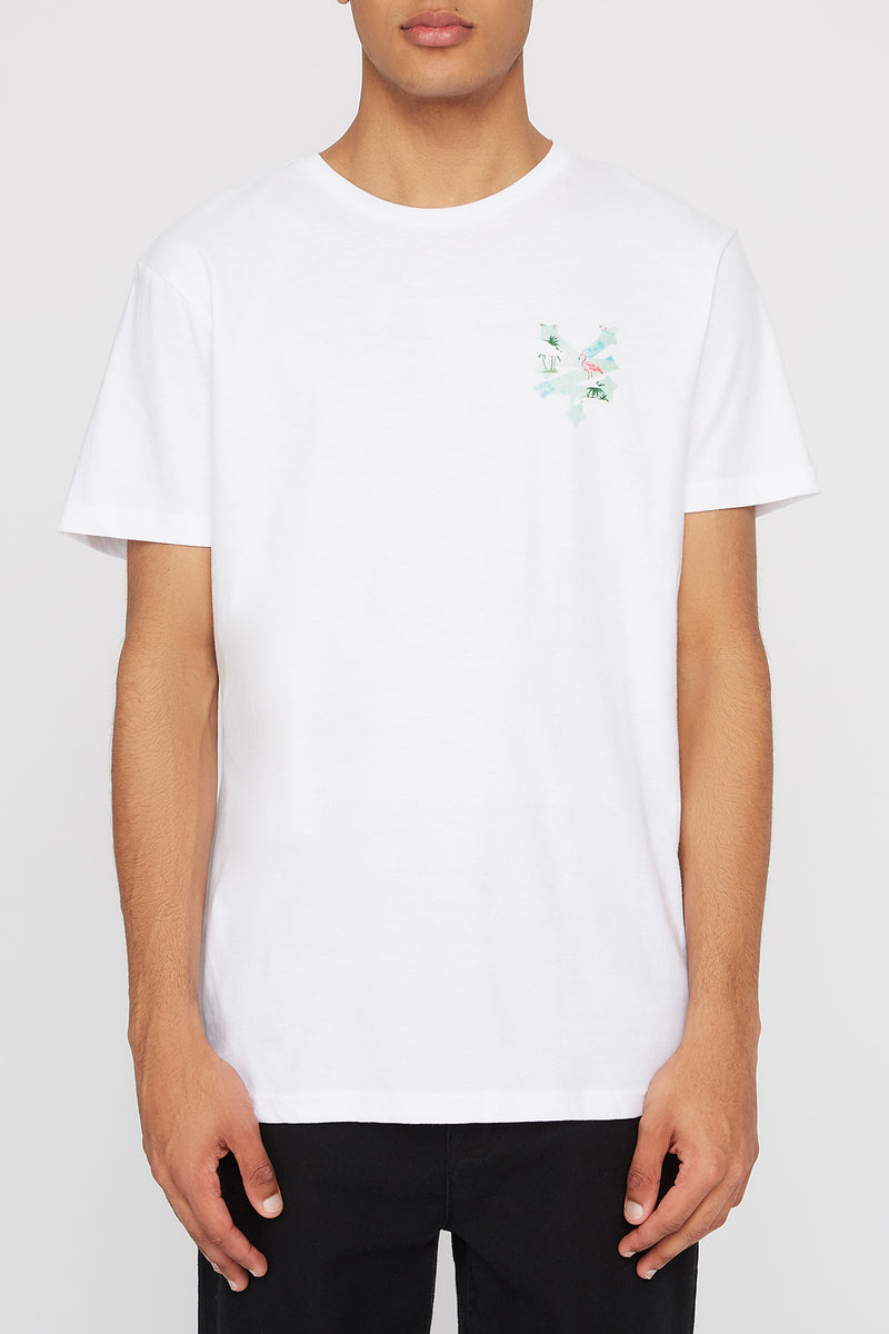 Zoo York Mens Flamingo Logo T-Shirt