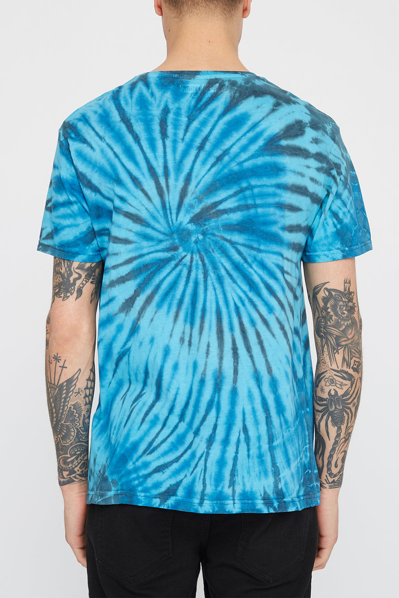 Zoo York Mens Tie Dye Box Logo T-Shirt