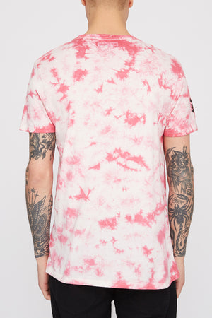 Zoo York Mens Pink Tie Dye T-Shirt