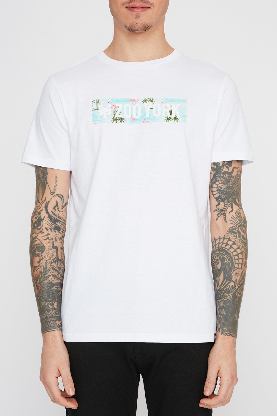 Zoo York Boys Flamingo Box Logo T-Shirt