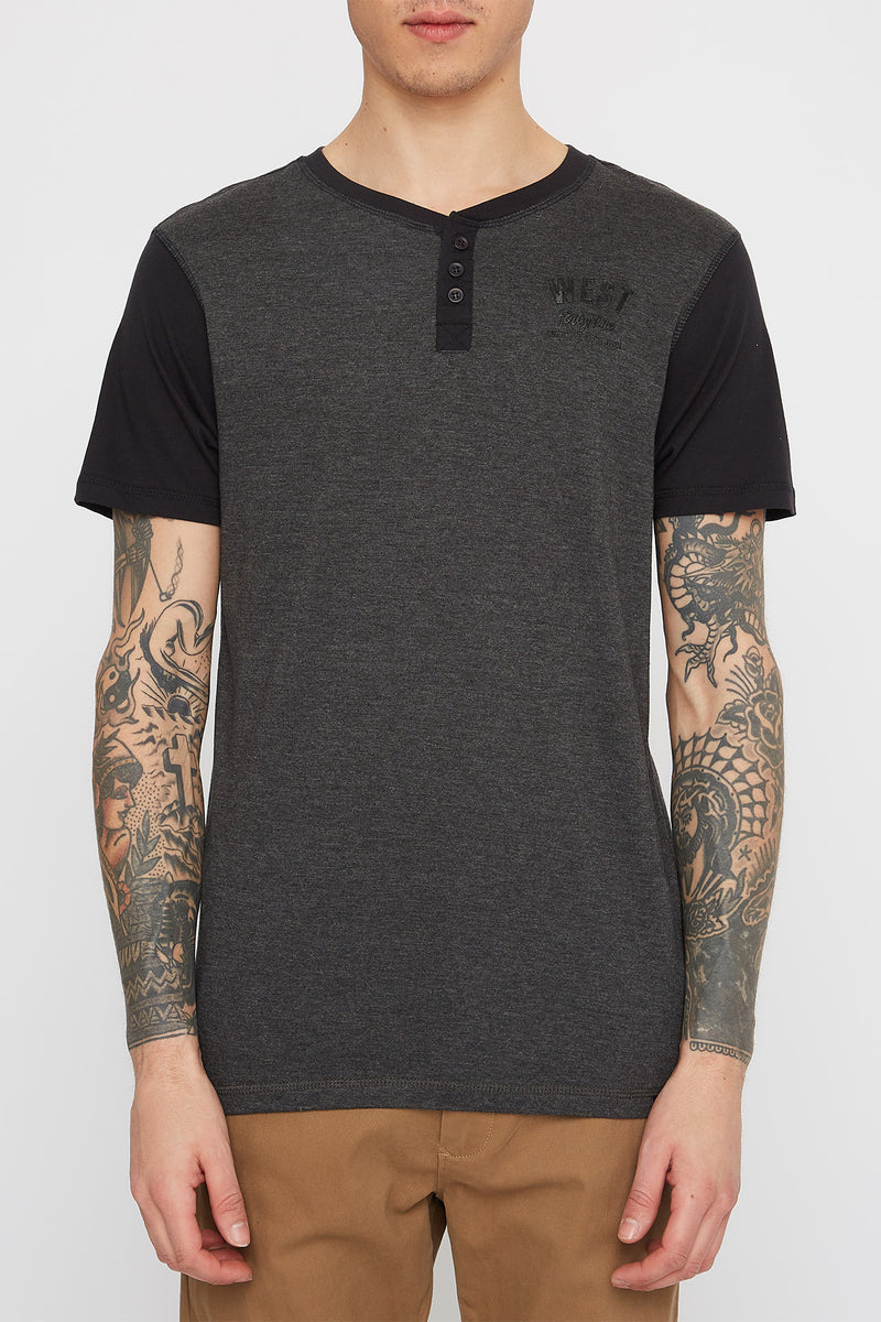 West49 Mens Henley T-Shirt