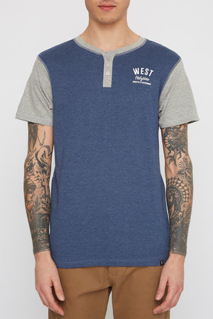 West49 Mens Henley T-Shirt