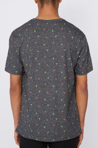 West49 Mens Ditsy Print Pocket T-Shirt