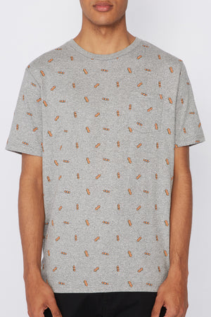 West49 Mens Ditsy Print Pocket T-Shirt