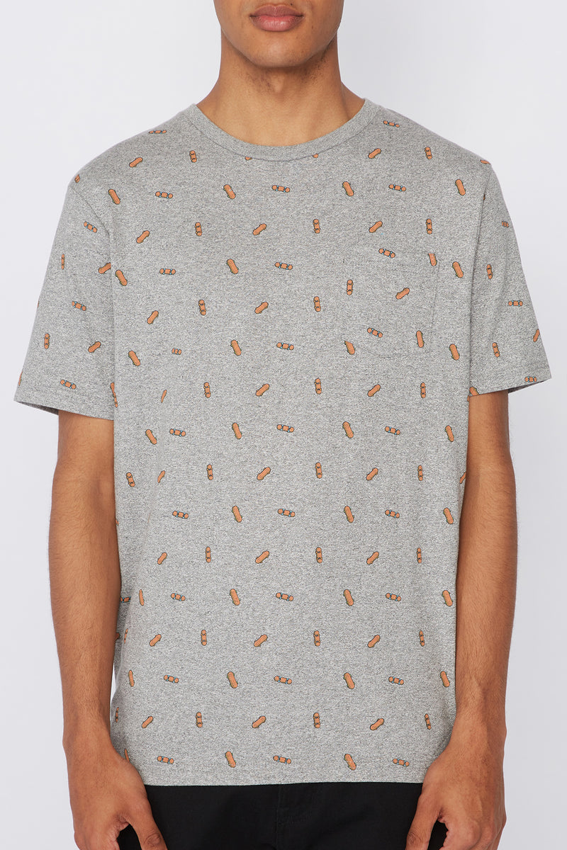 West49 Mens Ditsy Print Pocket T-Shirt