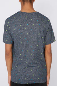 West49 Mens Ditsy Print Pocket T-Shirt