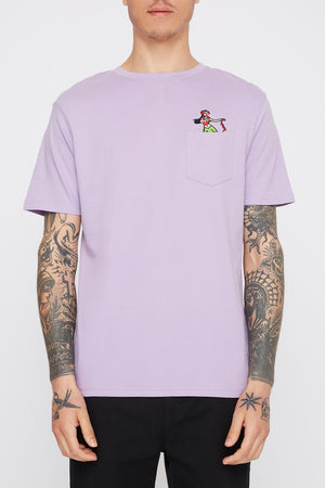 West49 Mens Embroidered Graphic Pocket Tee