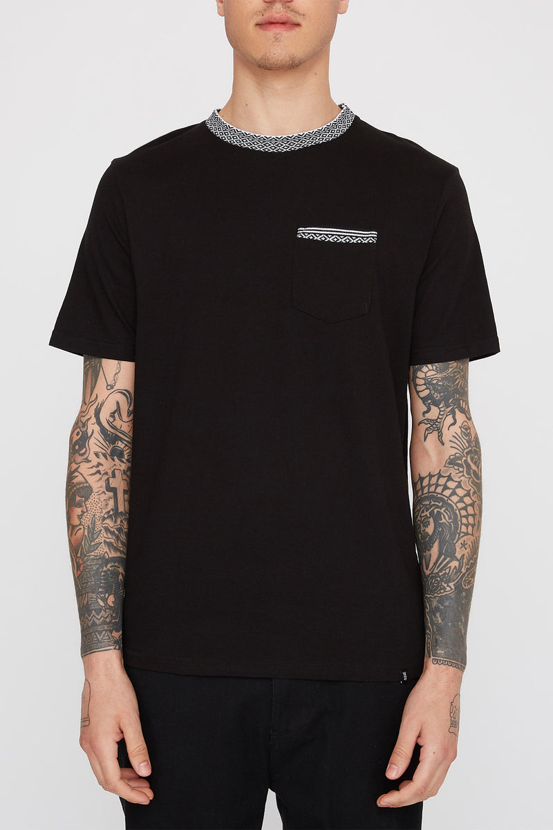 West49 Mens Contrast Collar T-Shirt