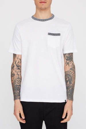 West49 Mens Contrast Collar T-Shirt