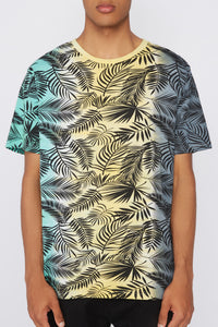 West49 Mens Tie-Dye Palm Tree T-Shirt