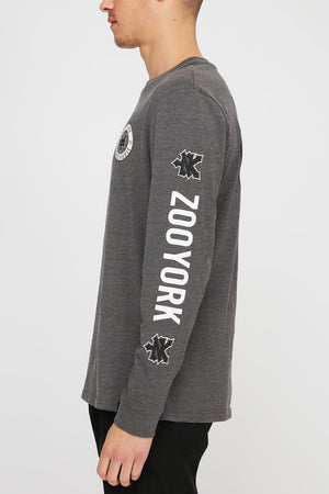 Zoo York Mens Circle Logo Long Sleeve