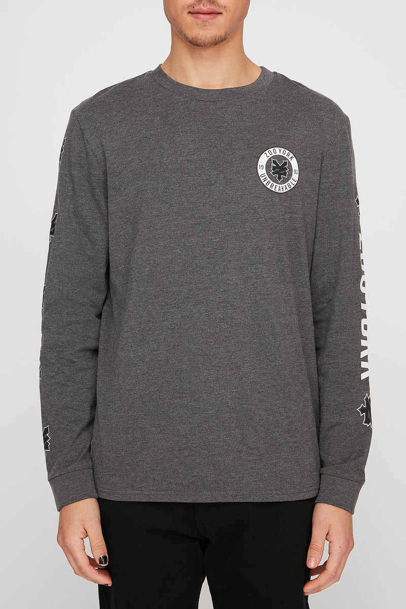 Zoo York Mens Circle Logo Long Sleeve