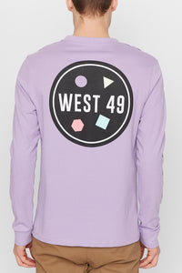 West49 Mens Circle Logo Long Sleeve