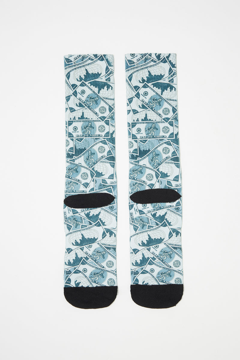 Zoo York Boys Bill Graphic Crew Socks