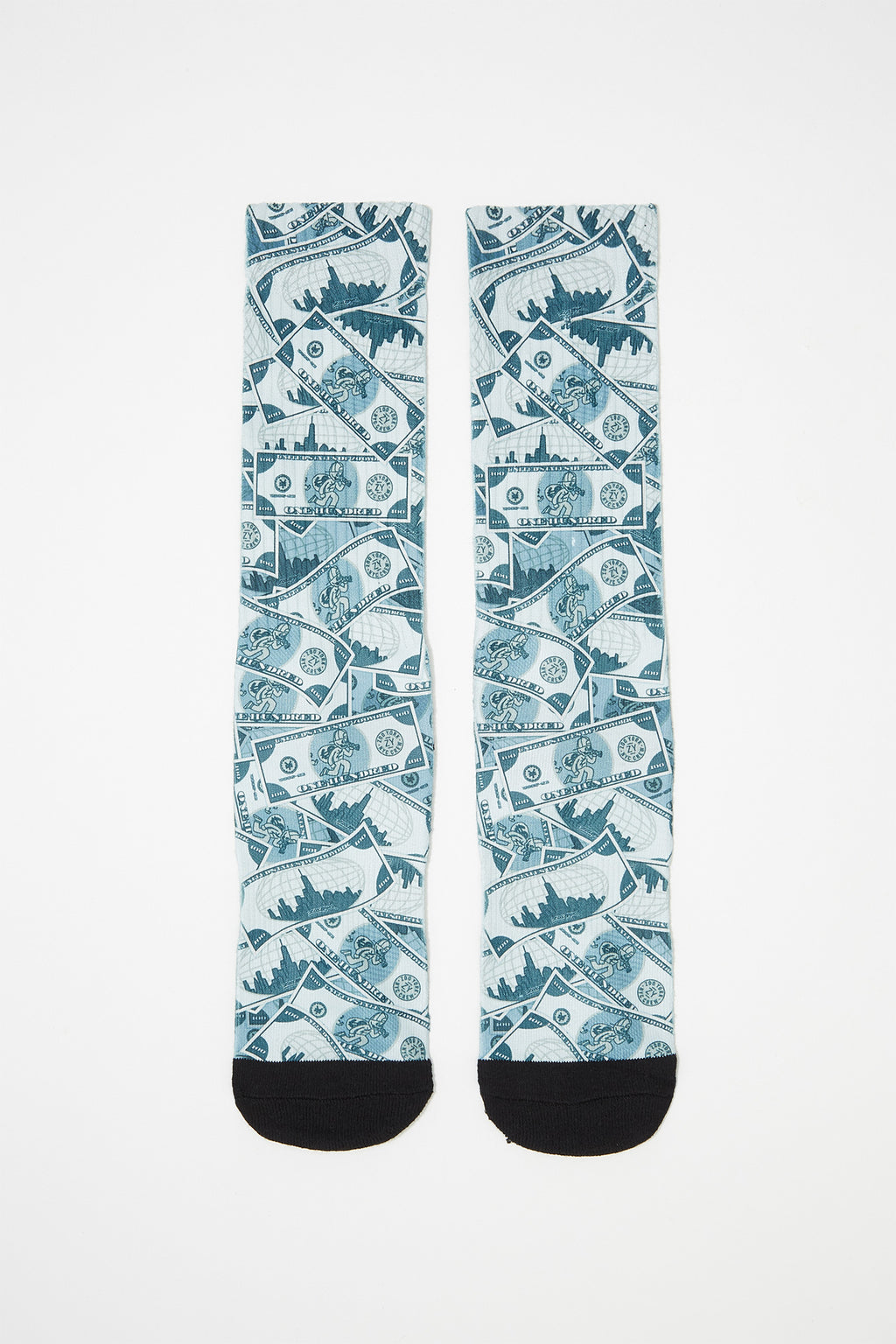 Zoo York Mens Bill Graphic Crew Socks