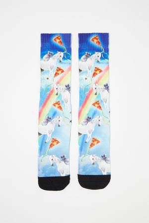 Zoo York Mens Unicorn Crew Socks