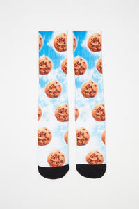 Zoo York Mens Cookie Graphic Crew Socks