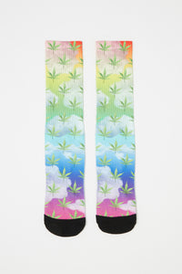 Zoo York Mens Hemp Sublimated Crew Socks