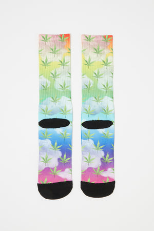 Zoo York Mens Hemp Sublimated Crew Socks