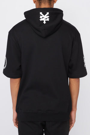 Zoo York Mens Short Sleeve Logo Hoodie