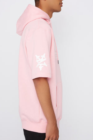 Zoo York Mens Short Sleeve Logo Hoodie