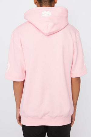 Zoo York Mens Short Sleeve Logo Hoodie