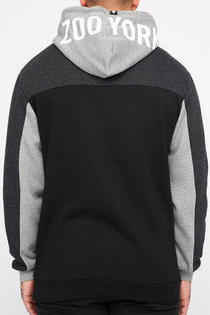 Zoo York Mens Colour Block Popover Hoodie