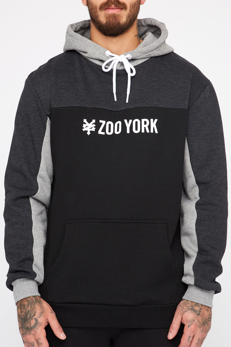 Zoo York Mens Colour Block Popover Hoodie