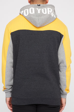 Zoo York Mens Colour Block Popover Hoodie