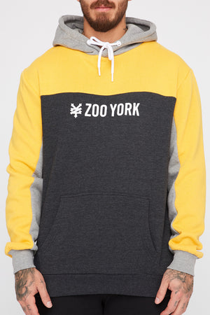 Zoo York Mens Colour Block Popover Hoodie