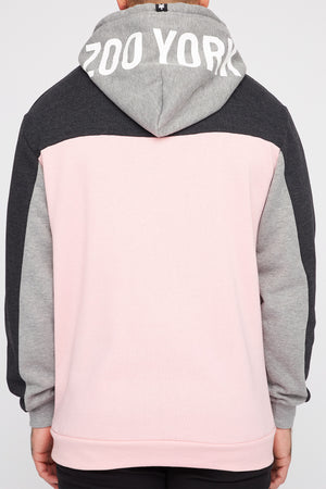 Zoo York Mens Colour Block Popover Hoodie