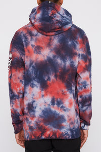 Zoo York Mens Classic Box Logo Tie-Dye Hoodie