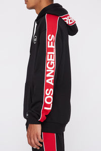 Young & Reckless Mens Los Angeles Side Tape Hoodie