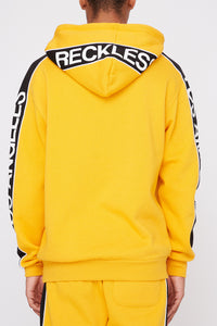 Young & Reckless Mens Los Angeles Side Tape Hoodie