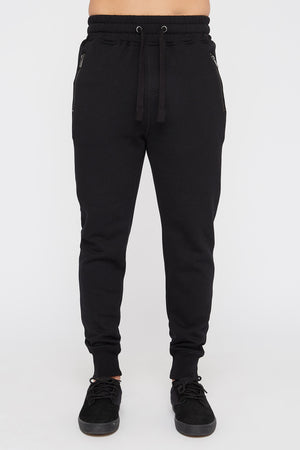 West49 Mens Solid Zip-Up Jogger