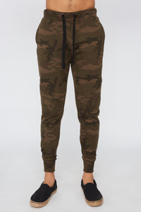 West49 Mens Camo Moto Jogger