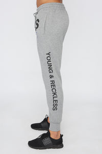 Young & Reckless Mens Solid Racing Jogger