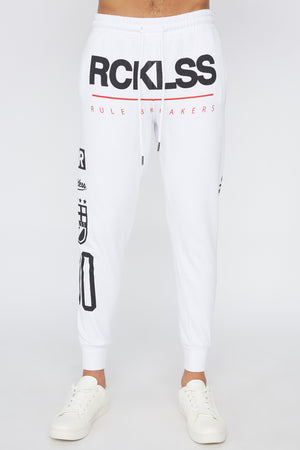 Young & Reckless Mens Solid Racing Jogger