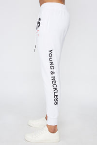 Young & Reckless Mens Solid Racing Jogger