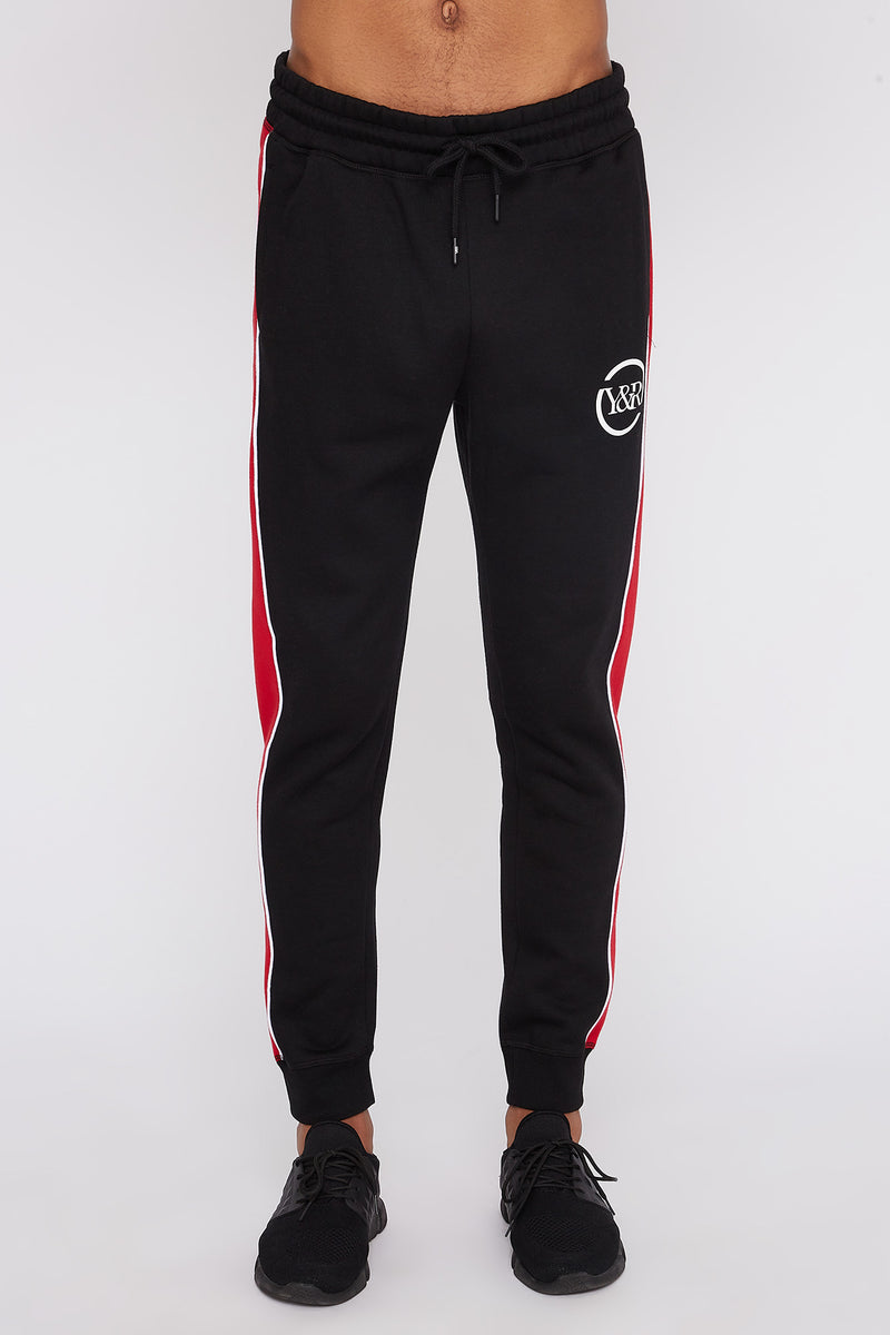 Young & Reckless Mens Side Stripe Jogger