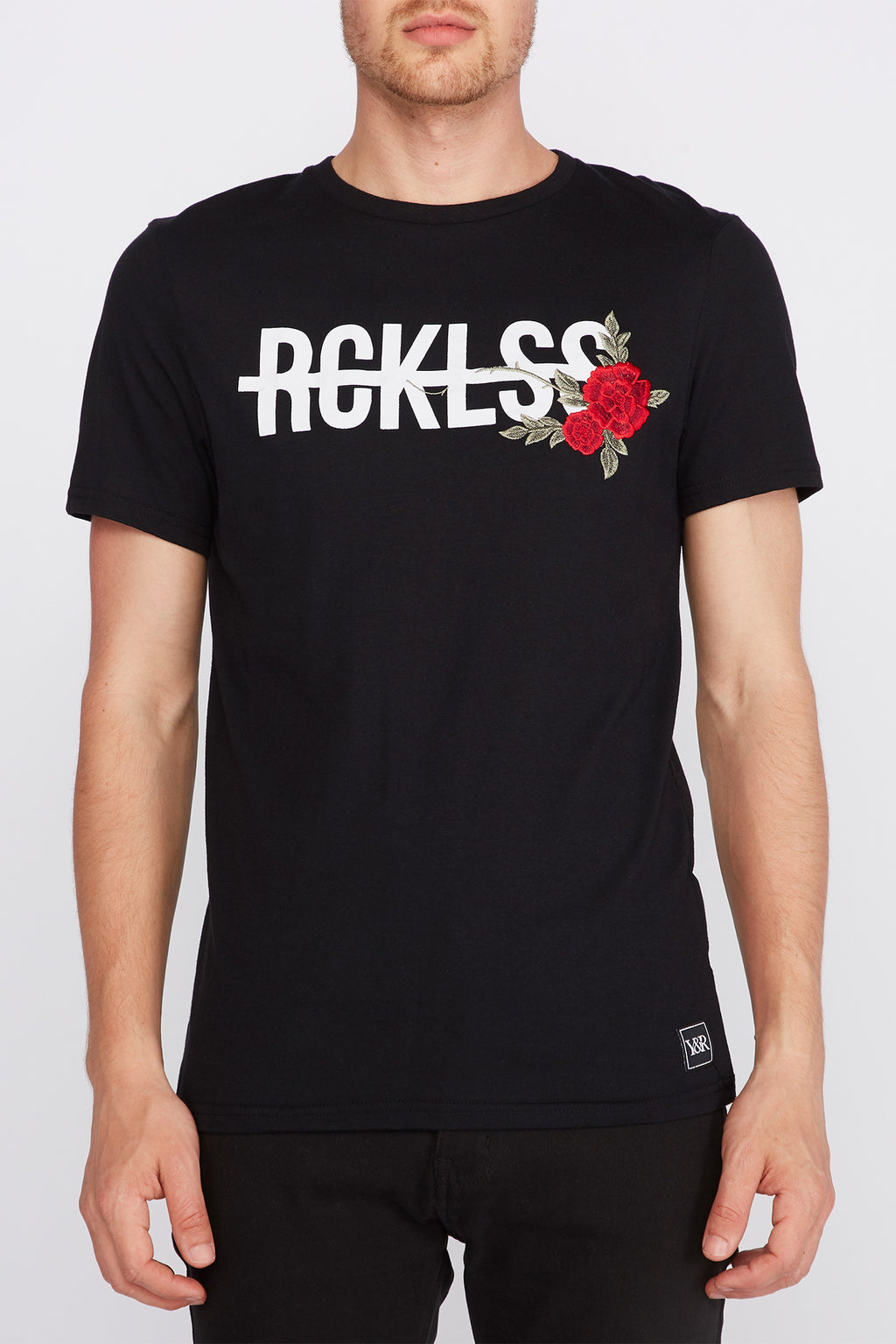 Young & Reckless Mens Rose Logo T-Shirt