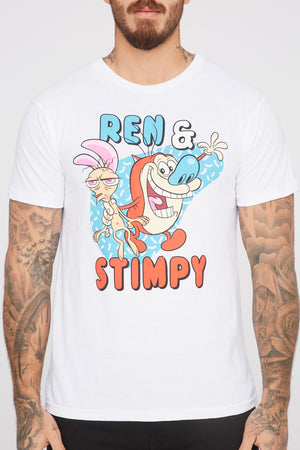 Ren & Stimpy Mens Graphic T-Shirt