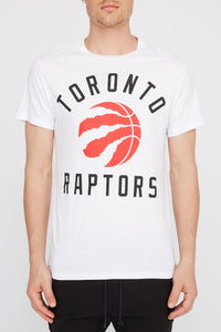 Toronto Raptors Mens White Logo T-Shirt