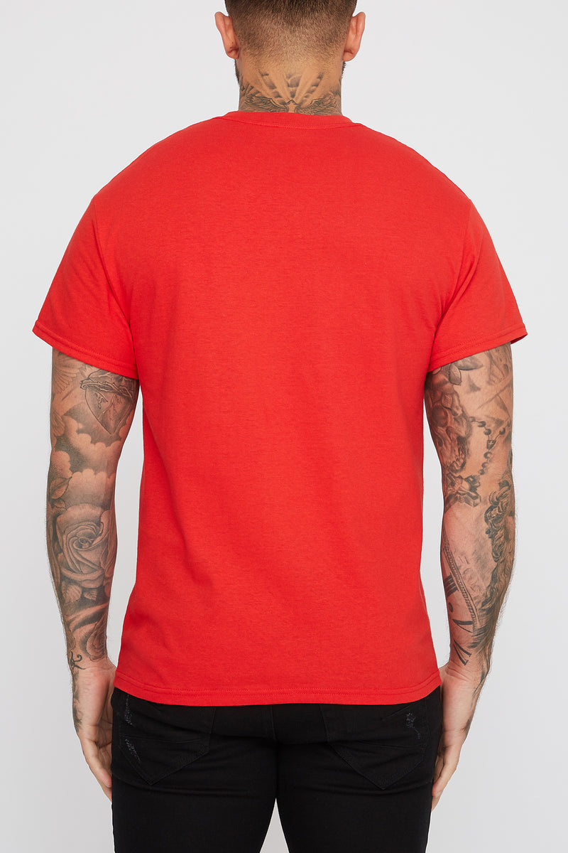 Toronto Raptors Mens Red Logo T-Shirt