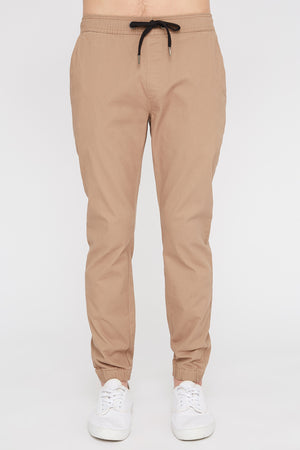 West49 Mens Solid Twill Basic Jogger