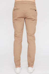 West49 Mens Solid Twill Basic Jogger