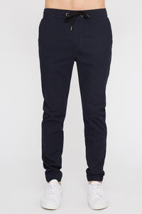 West49 Mens Solid Twill Basic Jogger