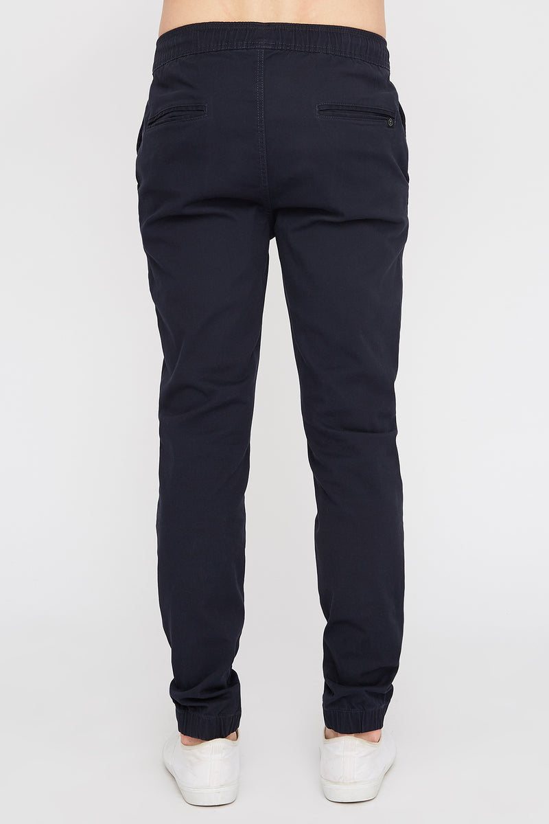 West49 Mens Solid Twill Basic Jogger