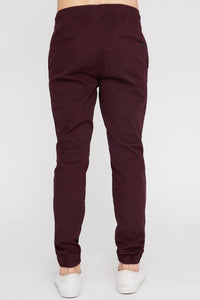 West49 Mens Solid Twill Basic Jogger