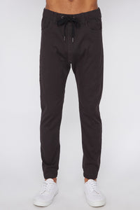 Zoo York Mens Solid Twill 5-Pocket Jogger